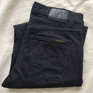 Nudie Jeans Men's Solid Ollie Slim Fit Jean - Black Steel (W30 x L34)